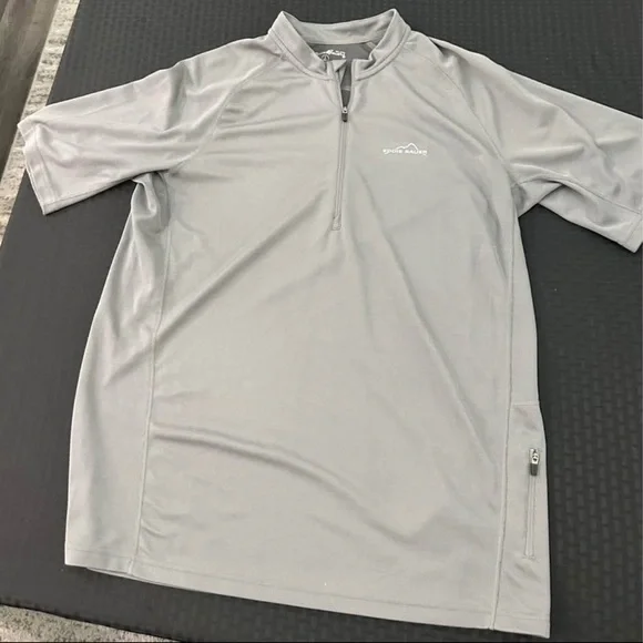 Eddie Bauer Gray Performance Shirt - Picture 1 of 2
